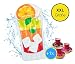 Produktbild TK Gruppe Timo Klingler XXL Aufblasbar Drink Mojito Cocktail - Coole, Trendige Luftmatratze Schwimmbrett Schwimminsel für Pool, Wasser für Kinder und Erwachsene inkl. 1x Getränkehalter Cocktailhalter