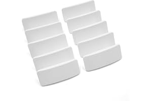 TRUMAX 10 x Cockspur Window Handle Striker Plate Wedges - White (4mm)