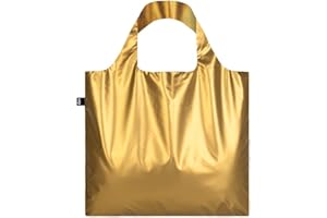 LOQI METALLIC Matt Gold Einkaufstasche Bolso de viaje, 50 cm, Dorado (Matt Gold)