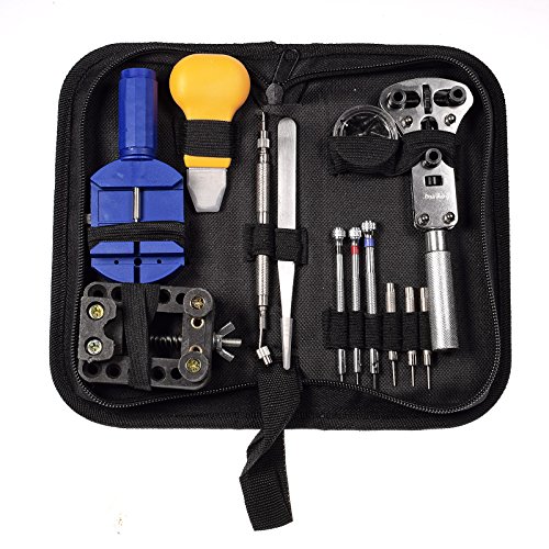 Preisvergleich Produktbild SEEM® Uhrenwerkzeugset 30-teilig in Nylontasche Uhrwerkzeug Uhrmacherwerkzeug für jedermann