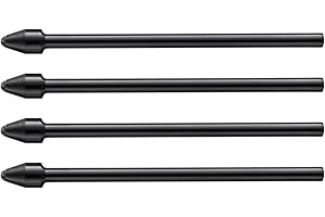 LAMY AL-Star EMR Stylus Pen- Puntas de Recambio Negro (4 Piezas) - Punta recambiable LAMY Z107 PC/EL Pointier - Ideal para Superficies Lisas (Brillantes) - Radio de la Punta 0,35 mm