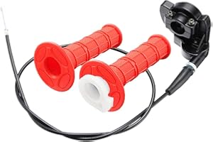 Ungfu Mall, 2 Pieces, 22 mm, Rotating Throttle Cable Handle, Quick Action for 110 CC 125 CC Pit Dirt Bike