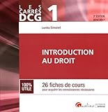 Introduction au droit DCG 1 : 26 fiches de cours pour acquérir les connaissances nécessaires