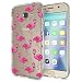 Produktbild NALIA Handyhülle kompatibel mit Samsung Galaxy A5 2017, Slim Silikon Motiv Case Cover Schutz-Hülle Dünn Durchsichtig Etui Handy-Tasche Backcover Transparent Bumper, Designs:Flamingo Pink