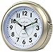 Produktbild ATRIUM Wecker analog gold ohne Ticken, mit Licht und Snooze A240-6