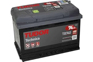 Tudor Batería de coche, Tudor, TB740, 74Ah, 680A, Technica, Para vehiculos sin sistema Start-Stop