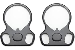 HOUSON 2PCS Schiene Sling Adapter, Schnell Detach Swivel Adapter Quick Release Sling Doppelschlaufen-Riemenadapter für AR-15 M4 taktisches Schießen, Waffenheben und Jagen ZW3