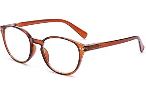 OKH Blue Light Blocking Glasses for Women Men Computer Gaming Eyewear Anti Glare Anti Eye Strain Reduce Headaches Rectangle Round Unisex Eyeglasses with Spring Hinges