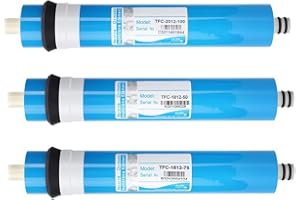 Acouto Wasserfilter, 50 75 100 GPD Haushalts Umkehrosmose Membranfilter RO Membran Wassersystemfilter Blau(1812-75G)