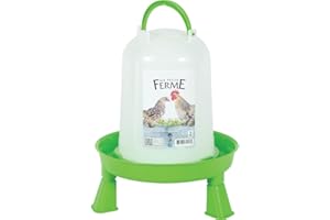 animallparadise - Abreuvoir en Plastique avec Pieds capacité 3 litres Basse Cour