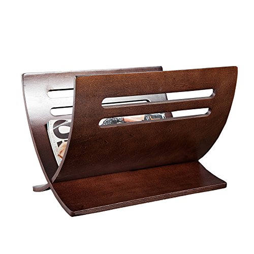 Design Zeitungsständer NEWS wenge coffee Magazinständer