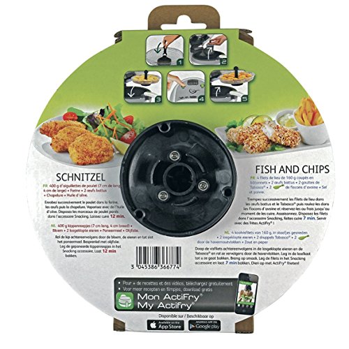 Tefal SEB XA701070 ORIGINAL Garkorb Korb Gitter Einsatz Snackaufsatz mit Griff z.T. AL80 FZ70 FZ7000 FZ7002 FZ7070 GH80 2in1 ActiFry Heissluft Fritteuse - 5