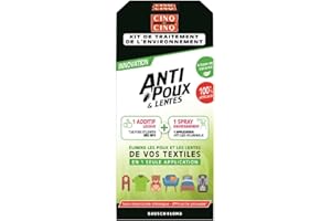 Cinq sur Cinq Natura Anti-Poux et Lentes Kit de Traitement de l'Environnement
