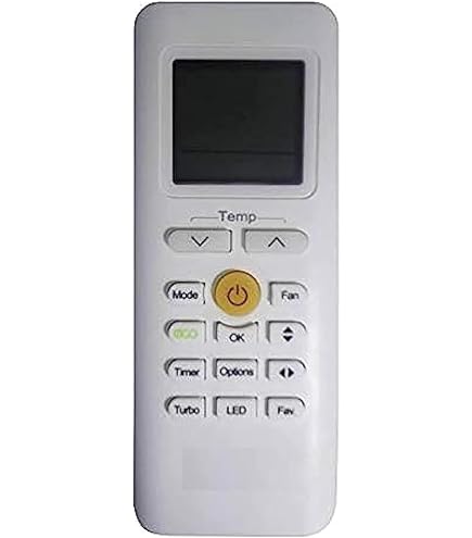 Télécommande RG70A/BGEF De Rechange Pour Climatiseurs MIDEA - Compatible MA-09NXD0-I, MA-12NXD0-I Et Autres Modèles