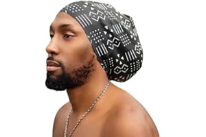 TIA’S CAP Bonnets De Bain pour Cheveux Longs Femme Homme Enfant- Bonnet de Natation Design Afro Wax.Taille XS à L pour Tous Types de chevelures, Afro, Lisses, Dreadlocks.Marque Francaise