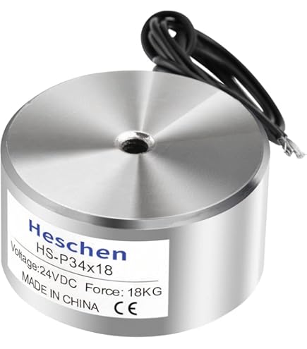 Namvo 2 Stück KK-P20 / 15 3KG Saugmagnetmagnet DC 12V Heben Halten Elektromagnet Elektromagnete Namvo 2 Stück KK-P20 / 15 3KG Saugmagnetmagnet DC 12V Heben Halten Elektromagnet Elektromagnete