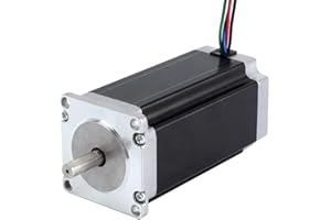 STEPPERONLINE Nema 23 - Motore passo-passo bipolare da 8 mm, 3 Nm, 4,2 A, 57 x 57 x 113 mm, 4 fili, macchina per incidere CNC