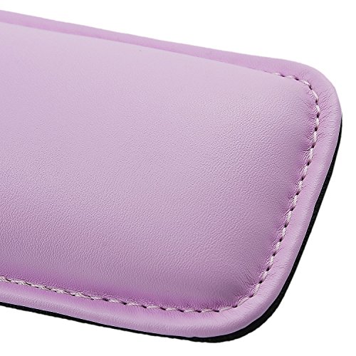 Druck PU Leder Computer Maus Tastatur Handgelenkauflage mit 2 PC, rutschhemmenden Matte, 46,5 cm Weich Handgelenk Kissen Pad mit Memory-Schaumstoff für Notebook/Desktop Tastatur, Anzug für Büros, Home, Gaming 18.3 * 3.2 *1 inch rose - 5