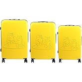 Biggdesign Cats Yellow 3-Piece Suitcase set
