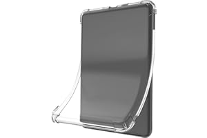 BEEHUG Clear Case for 6.8" All-New Kindle 2022, DIY Stickers Available Silicone E-reader Case, Ultra Soft Slim Reinforced Edge Corners Shell Lightweight Bumper Back Transparent Cover for Kindle Paperwhite 5