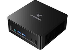 ‎MINIS FORUM MINIS FORUM Mini PC UM690L Slim, AMD Ryzen 9 6900HX (8 rdzeni/16 rdzeni, do 4,9 GHz), 32 GB LPDDR5 i 500 GB SSD PCIe 4.0, DP/HDMI 2.1/USB 4, 4X USB Type A, Wi-Fi 6E/BT 5.2