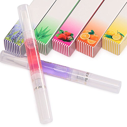 Coscelia Nagelhautpflege-Öl 6x Mix Geschmack Nagelöl Nagel Öl Pinsel Pen Set - 2