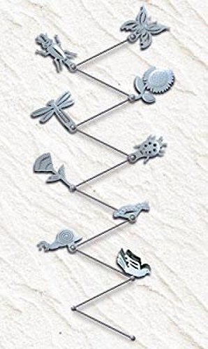 Dekorative Rankhilfe mit Stahlseil [Kletterhilfe Gartendekoration] mit 6 Motiven [unsortiert] - 2