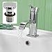Price comparison product image ENKI Curved Ultra Modern Basin Sink Mixer Tap Square Slotted Waste SOHO
