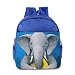 Produktbild MElISSA WOMACK (2), leicht, Tier-Bookbag Elefant Kinder-Rucksack Daypack, Königsblau, Einheitsgröße
