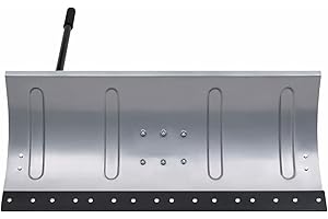 Gecheer Schneeschild für Rasentraktor Rasenmäher mit Adapter Räumschild Schneepflug Schneeschieber 3 Winkeleinstellungen 100cm