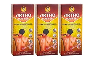 Ortho Master Ayurvedic Medicinal Pain Relief Oil Combo Pack of 3 (100ml x 3 = 300ml)