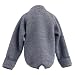 mikk-line Baby Boys 2003A Plain Long Sleeve Jacket, Grey (175-189 M Melange/gra. 916), 6-12 months (Manufacturer size: 80)