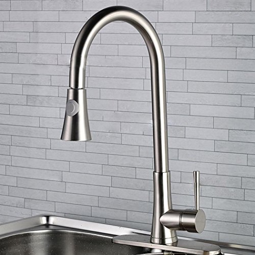 Ancheer Ersatz Brausekopf Küchenbrause Geschirrbrause für Spültischarmatur 2 Strahlarten - 6