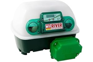 Incubatrice digitale ET12 con unità girauova OVOMATIC - River Systems - capacità 12 uova di medie dimensioni o 48 piccole