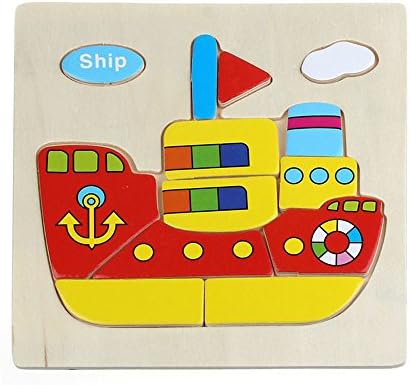Zolimx Kids Toys Jigsaw Animal Wooden Kids Children Early Learning Puzzles Training Toys (Ship)