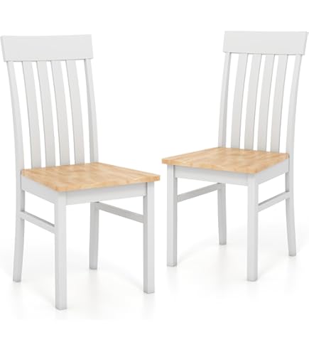 Nena-Fé Eetkamerstoel Teddy Gebroken Wit - Hout - Set Van 2