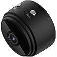 LJCM Compact USB Rechargeable 1080P Mini Camera for Security Camera, Car and Home Use (Black)