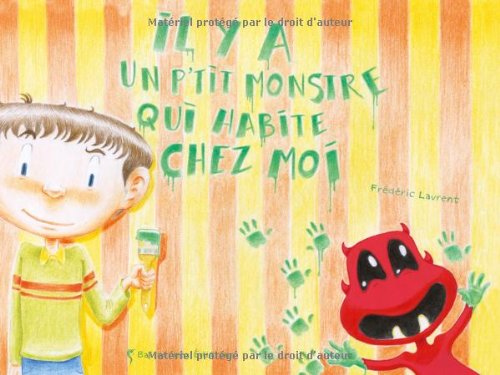 couverture de : Il y a un p'tit monstre qui habite chez moi