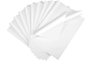 ihaspoko 60 Sheets White Tissue Paper, 50×35cm Gift Wrapping Paper for Craft and Gift Wrapping Decorative