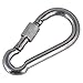 Produktbild cnbtr 304 Edelstahl M7 70 mm Länge Frühling Karabinerhaken Edelstahl Klettern Gear Karabiner Schnell Oval Schraube Gate Rock Lock