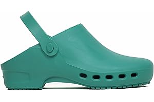 REPOSA Eco - Zuecos Mujer y Hombre en Goma Cómodos, Ligeros y Antishock para Casa, Jardinería y Bricolaje - Chanclas Mujer Anatómicas con Orificios Laterales, Correa Trasera y Efecto Antideslizante