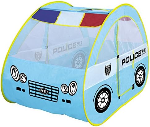 RACING CAR POP UP Play TENT - Pretend vehicle Kids Play house and carry Case. For outdoor/indoor child Playtime Activities
