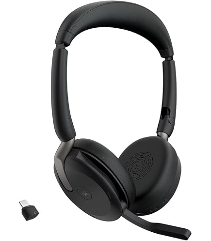 Jabra Evolve2 75 Wireless PC Headset with 8-Microphone