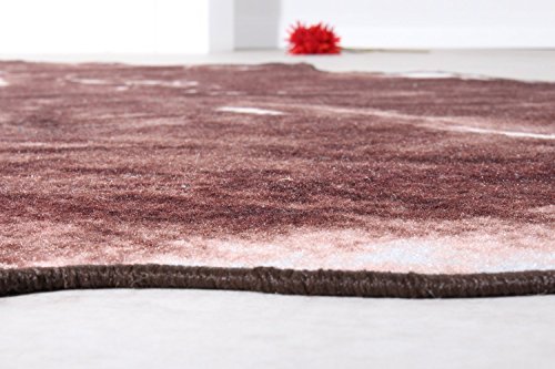 Andiamo 1100257 Teppich Amarillo, Kunstfell, 133 x 220 cm, braun - 3