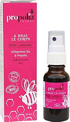 Propolia HUILE CALMANTE BIO - PROPOLIA - Propolis et Millepertuis - 20 mL - MADE IN FRANCE