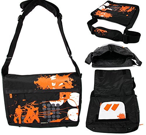 Wasserabweisend – Gepolstert – Stylisch: Schwarze Laptoptasche für Lenovo Modelle ( IdeaPad U300s / U310 / N581 / N586 / S206 / G580 / G585 / G505S / U430p / Z500 / Z610 Touch / Yoga 11S / Yoga 2 Pro / S210 Mini / 305 Notebook ) - 8