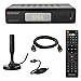 Produktbild HB Digital DVB-T/T2 Set: Opticum Terra HD 265 HEVC DVB-T/T2 Receiver + Xoro Han 100 DVB-T/T2, FM, DAB Aktive Antenne (Full HD, HEVC/H.265, HDTV, HDMI, USB 2.0 DVBT DVBT2 DVB-T2)