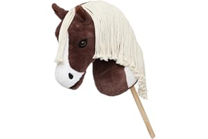 LeMieux Hobby Horse Flash - Skewbald - Realistic Head - Perfect for Kids