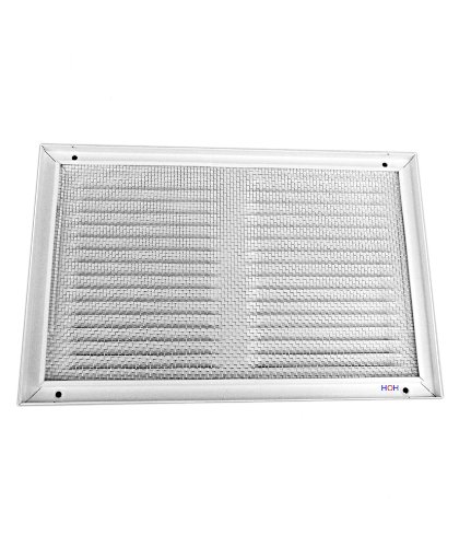 Lüftungsgitter LG-3020 MGS-W Alu Weiß 300 x 200 mm Abluftgitter Lamellengitter Wetterschutzgitter - 3