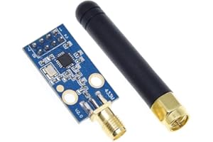 CIZIHUU Module sans fil 1 pcs CC1101 avec module d'émetteur-récepteur sans fil d'antenne SMA